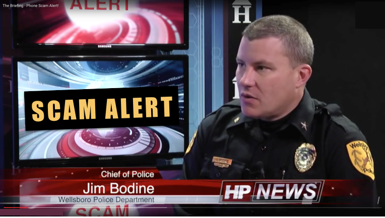 Scam Alert from Chief Jim Bodine!