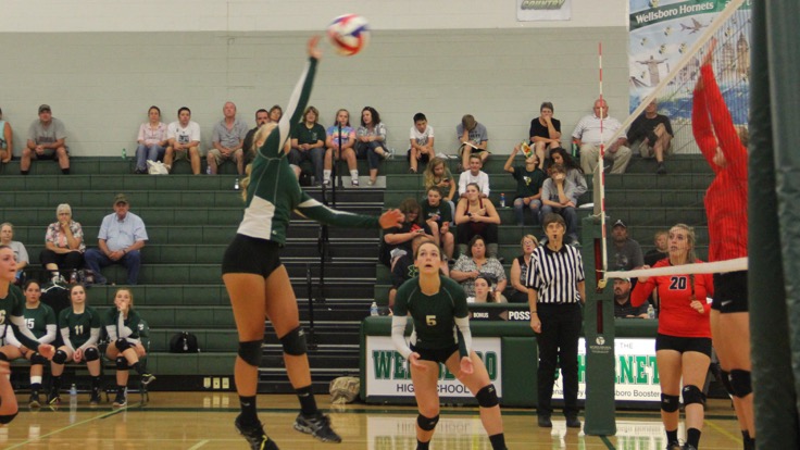 Lady Hornets top Canton in 3 sets