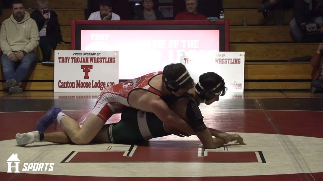 Troy Wrestling wins big over Wellsboro