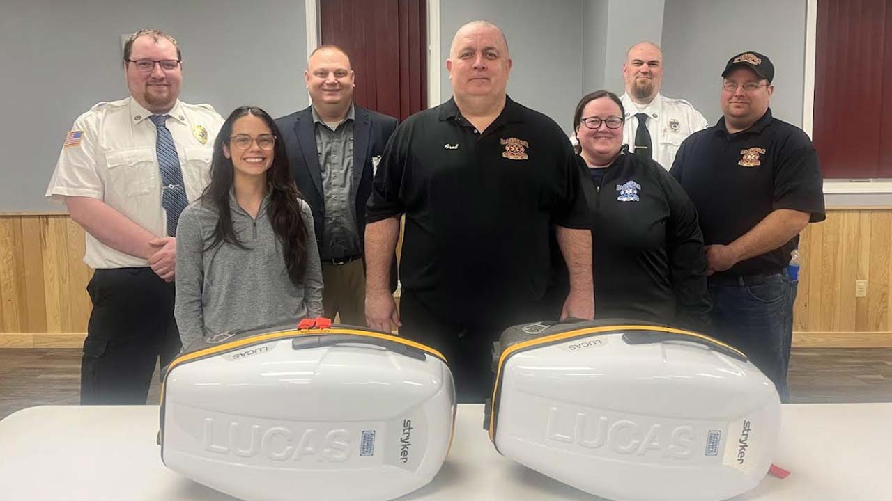 BLOSSBURG AMBULANCE ASSOCIATION PURCHASES LUCAS DEVICE THANKS TO COMMUNITY DONATIONS
