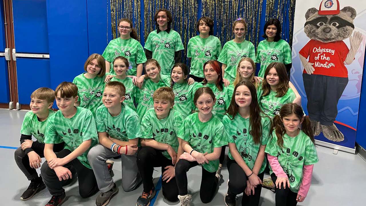 Wellsboro “Odyssey of the Mind Team” Wins First Place