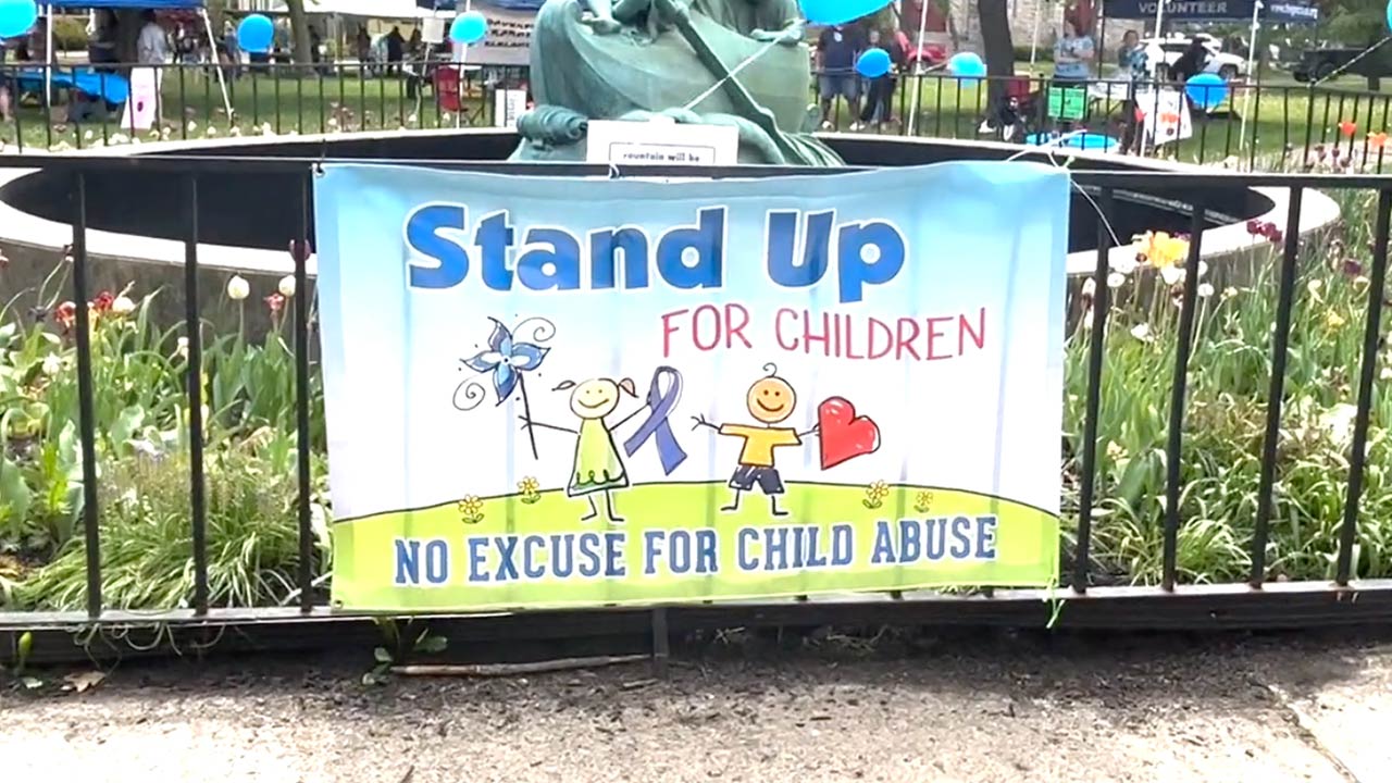 Block Party Held For Child Abuse Prevention and Foster Care Awareness