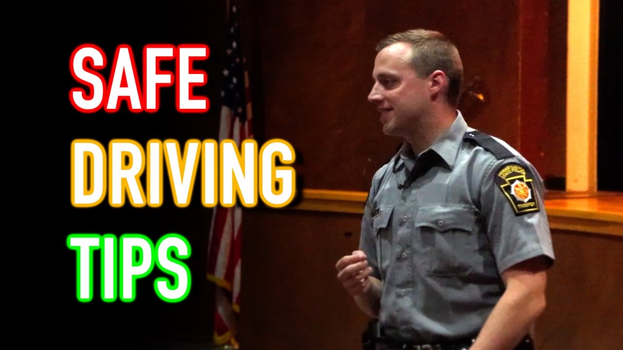 STATE TROOPER GIVES CANTON HIGH SCHOOL DRIVING SAFETY TIPS